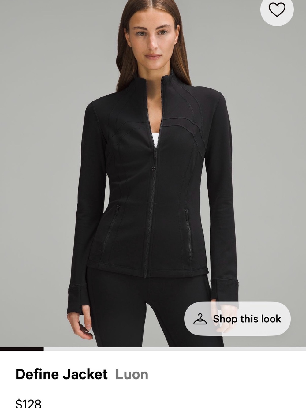 lululemon athletica Black Define Jacket